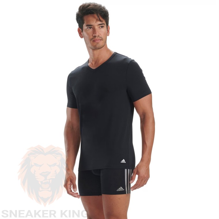 Футболка Adidas V-neck active flex cotton t-shirt 4A1M05